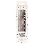 Carpe Diem Ballpoint Pen, Stick, Medium 0.7 mm, Black Ink, Assorted Geometric Barrel Patterns, 4 Pens/Pack, 6 Packs/Box