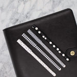 Carpe Diem Ballpoint Pen, Stick, Medium 0.7 mm, Black Ink, Assorted Geometric Barrel Patterns, 4 Pens/Pack, 6 Packs/Box