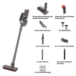 Aeromax Pro VC16 Cordless Vacuum, 8.5" Cleaning Path, Dark Silver