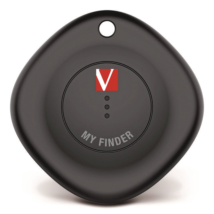 My Finder Bluetooth Tracker for Apple iOS, Black/White, 2/Pack