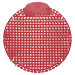 Slant7 with Terminator Urinal Screen, Forest Scent, Red, 5/Box