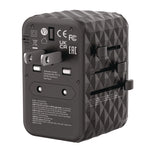 UTA-05 Gan III Universal Travel Adapter, (2) USB-A/(2) USB-C/Quick Charge 4+