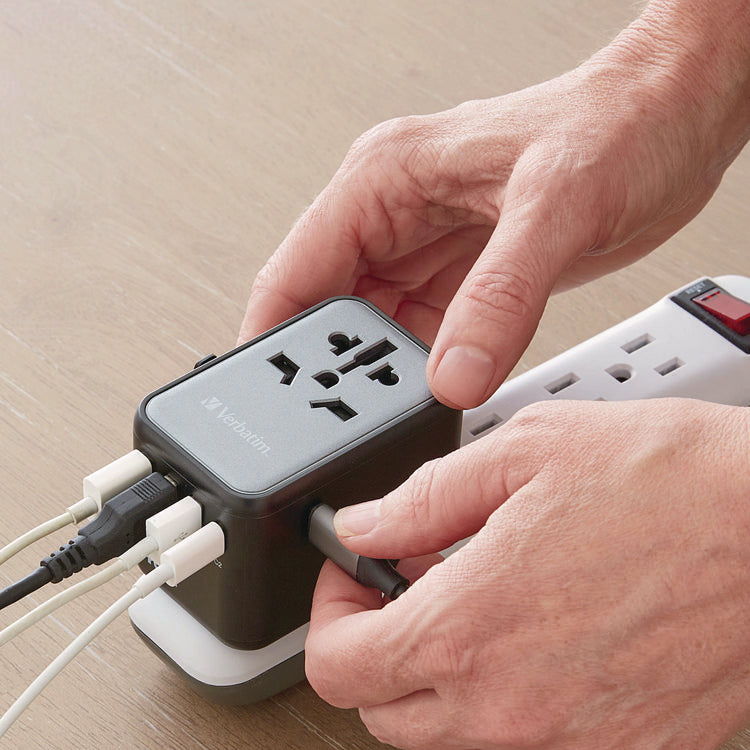 UTA-08 Universal Travel Adapter, (3) USB-A/(3) USB-C