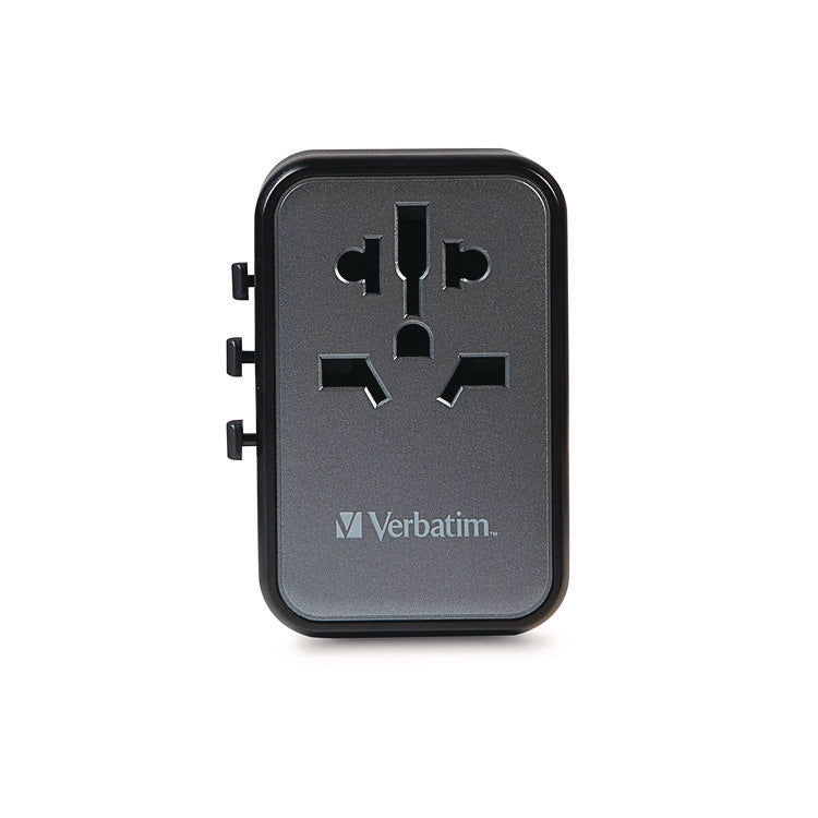 UTA-09 Gan III Universal Travel Adapter, (2) USB-A/(2) USB-C/USB-C with Power Delivery 3.0