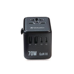 UTA-09 Gan III Universal Travel Adapter, (2) USB-A/(2) USB-C/USB-C with Power Delivery 3.0