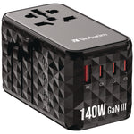 UTA-10 GaN III Universal Travel Adapter, (3) USB-A/(3) USB-C