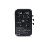 UTA-09 Gan III Universal Travel Adapter, (2) USB-A/(2) USB-C/USB-C with Power Delivery 3.0