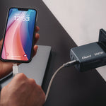 200 W 4-Port GaN Wall Charger, Black/Gray