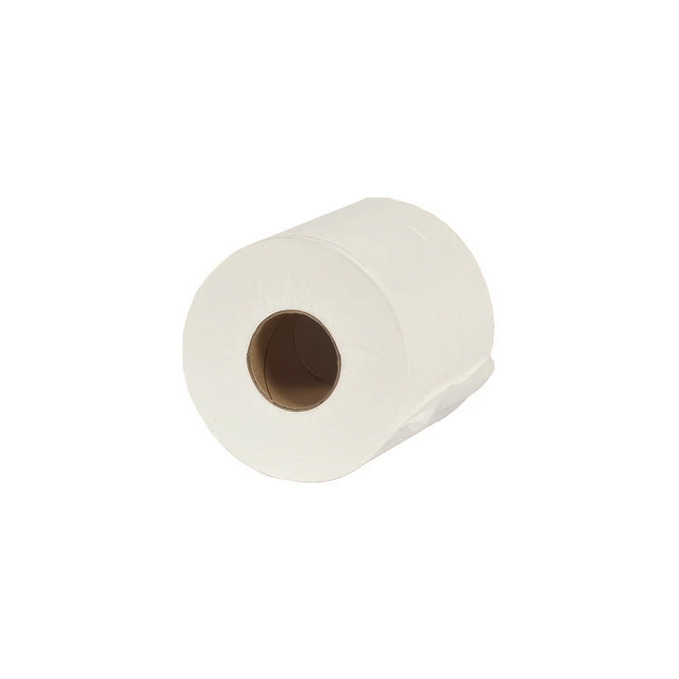 Recycled 1-Ply Standard Bathroom Tissue, Septic Safe, White, 4.4" Wide, 1,200 Sheets/Roll, 80 Rolls/Carton
