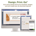 Ecofriendly Mailing Labels, Inkjet/laser Printers, 0.5 X 1.75, White, 80/sheet, 100 Sheets/pack