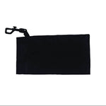 Safety Glasses Carrying Pouch with Belt Clip, 4.25 x 0.25 x 4.25, Black, 12/Carton