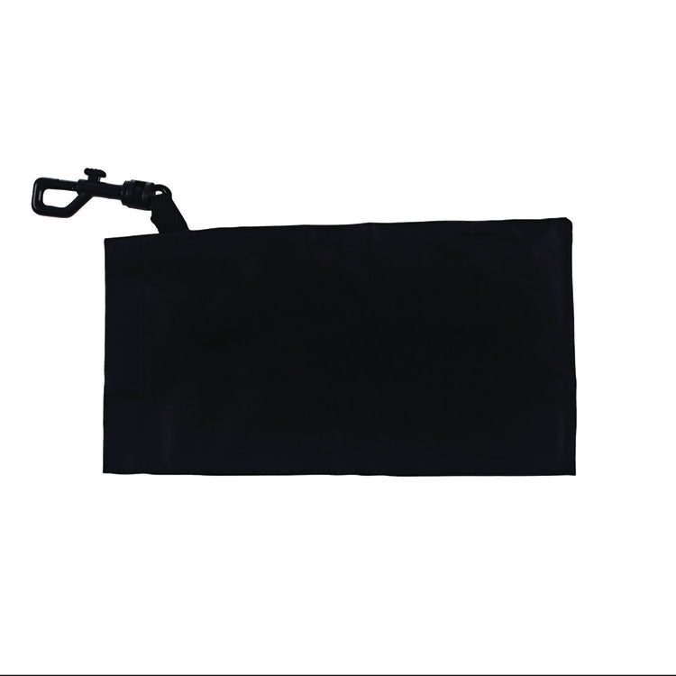 Safety Glasses Carrying Pouch with Belt Clip, 4.25 x 0.25 x 4.25, Black, 12/Carton