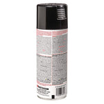 High Heat Enamel Spray Paint, Semi-Gloss Black, 12 oz Aerosol Can, 6/Carton