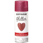 Specialty Glitter Spray Paint, Glitter Pink, 10.25 oz Aerosol Can, 6/Carton