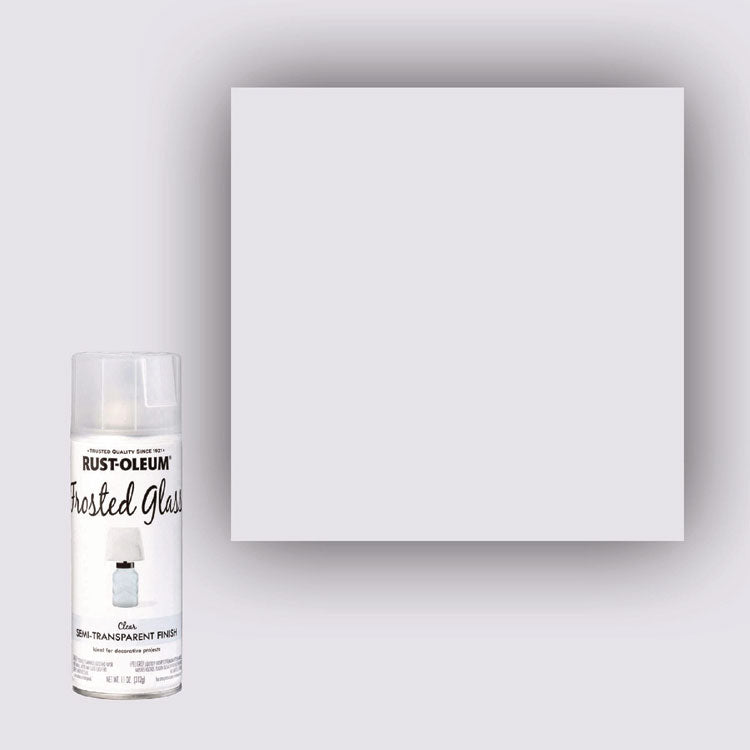 Specialty Frosted Glass Spray Paint, Matte Clear, 11 oz Aerosol Can