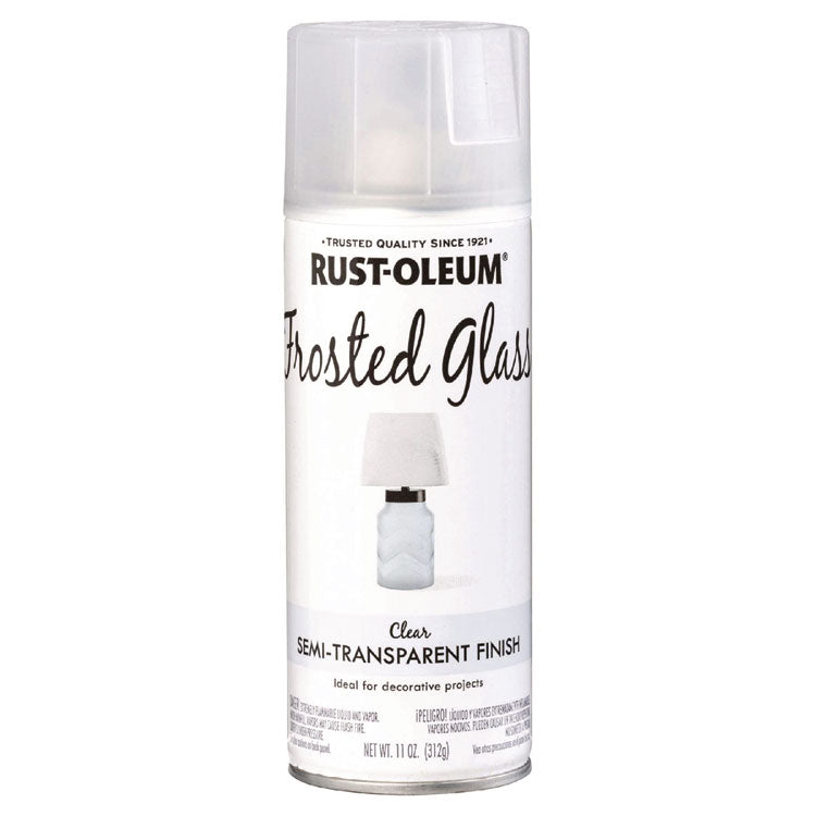 Specialty Frosted Glass Spray Paint, Matte Clear, 11 oz Aerosol Can