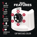 Stops Rust 5-in-1 Spray Paint, Satin White, 12 oz Aerosol Can