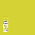 Specialty Fluorescent Spray Paint, Flat Fluorescent Yellow, 11 oz Aerosol Can, 6/Carton