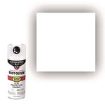 Stops Rust 5-in-1 Spray Paint, Flat White, 12 oz Aerosol Can, 6/Carton