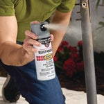 Stops Rust 5-in-1 Spray Paint, Satin Coastal Gray, 12 oz Aerosol Can, 6/Carton