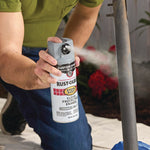 Stops Rust 5-in-1 Spray Paint, Satin Coastal Gray, 12 oz Aerosol Can, 6/Carton