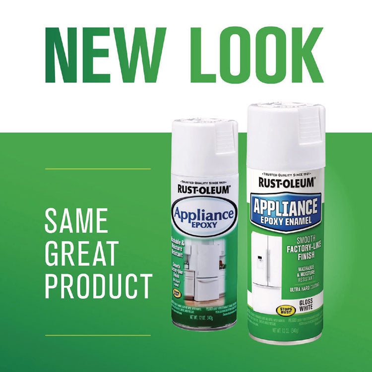 Specialty Appliance Epoxy Spray Paint, Gloss White, 12 oz Aerosol Can