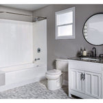 Specialty Tub and Tile Refinishing Kit, Gloss White, Quart, 4 Kits/Carton