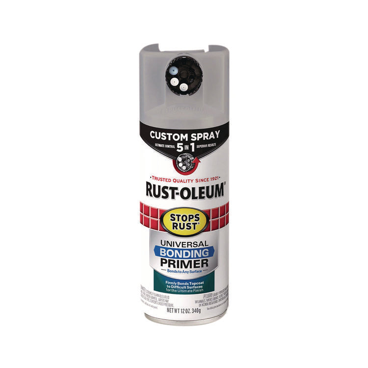Stops Rust 5-in-1 Spray Paint, Gray, 12 oz Aerosol Can, 6/Carton