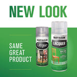 Specialty Lacquer Spray Paint, Gloss Clear, 12 oz Aerosol Can, 6/Carton