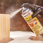 Clear Bulls Eye Shellac Spray, Gloss Clear, 12 oz Aerosol Can, 6/Carton