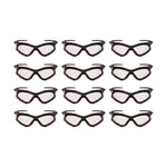 V30 Nemesi Foam Safety Glasses, Black Nylon Frame, Clear Polycarbonate Lens, 12/Carton
