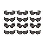 V30 Nemesis Foam Safety Glasses, Black Nylon Frame, Smoke Polycarbonate Lens, 12/Carton