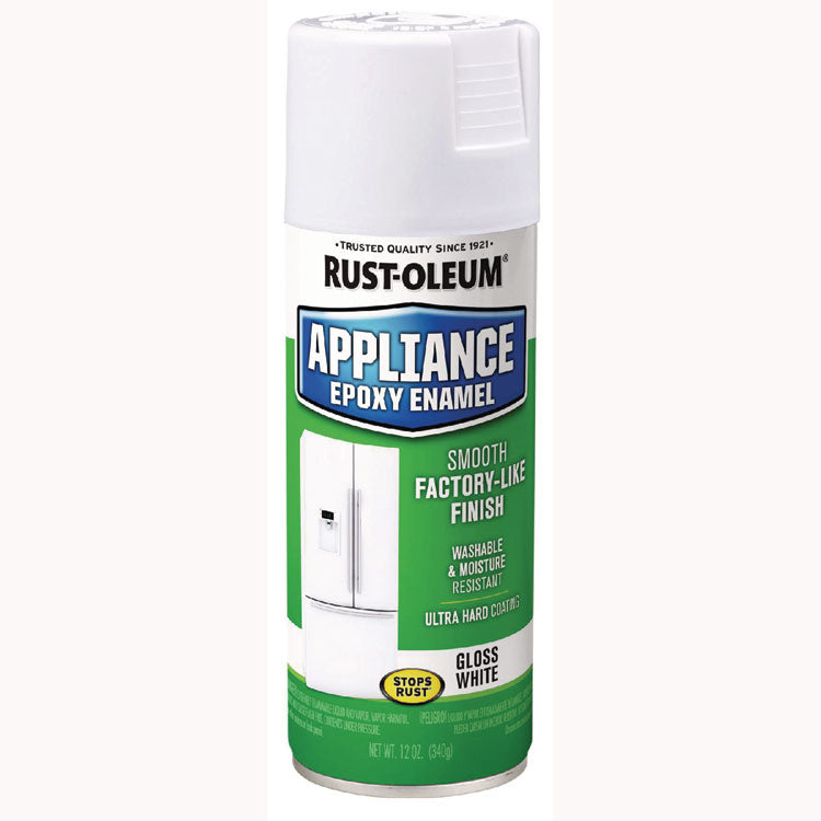 Specialty Appliance Epoxy Spray Paint, Gloss White, 12 oz Aerosol Can