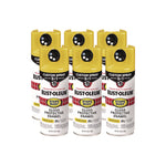 Stops Rust 5-in-1 Spray Paint, Gloss Sunburst Yellow, 12 oz Aerosol Can, 6/Carton