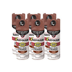 Stops Rust 5-in-1 Spray Paint, Rusty Metal, 12 oz Aerosol Can, 6/Carton
