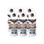 Stops Rust 5-in-1 Spray Paint, White, 12 oz Aerosol Can, 6/Carton