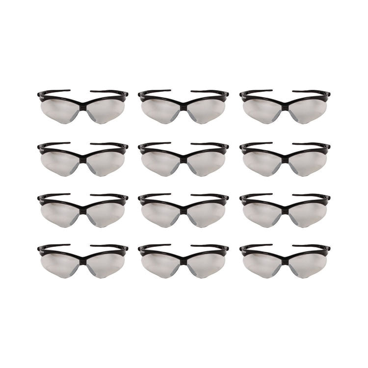 Nemesis Safety Glasses, Black Frame, Indoor/outdoor Lens