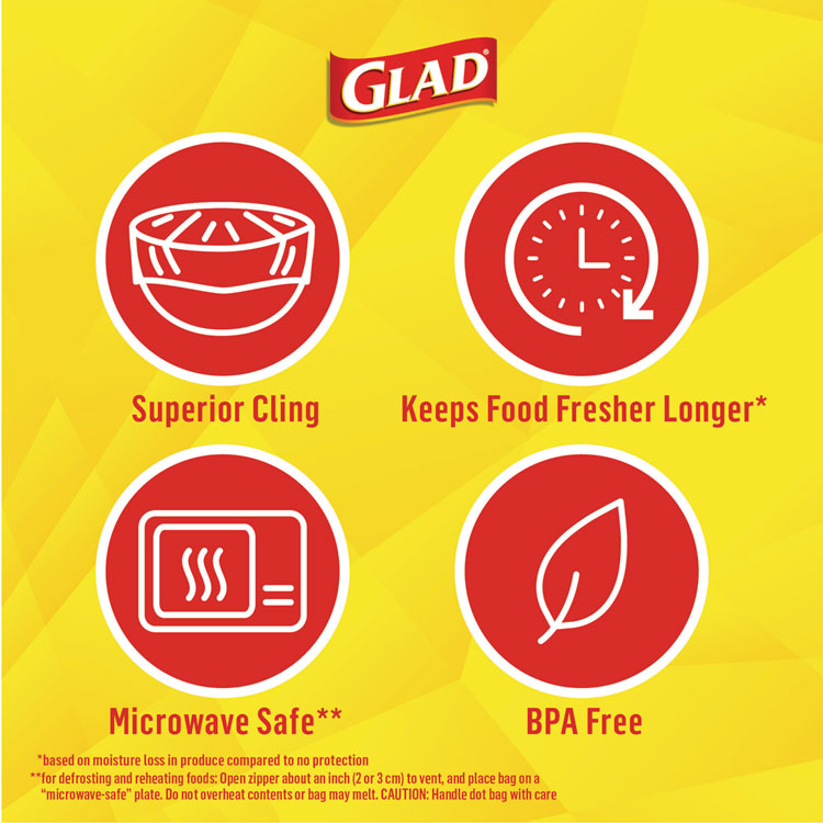 Cling'N Seal Plastic Food Wrap, 12" x 33.3 yd, 100 sq ft Roll, 16 Rolls/Carton