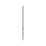 F-Series Ballpoint Stainless Steel Pen Refill, Fine 0.8 mm Conical Tip, Black Ink, 2/Pack