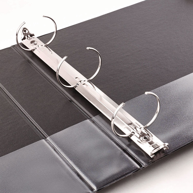 Economy Non-View Binder With Round Rings, 3 Rings, 3" Capacity, 11 X 8.5, Blue, (4600)