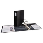 Durable Non-View Binder With Durahinge And Ezd Rings, 3 Rings, 5" Capacity, 11 X 8.5, Black, (8901)