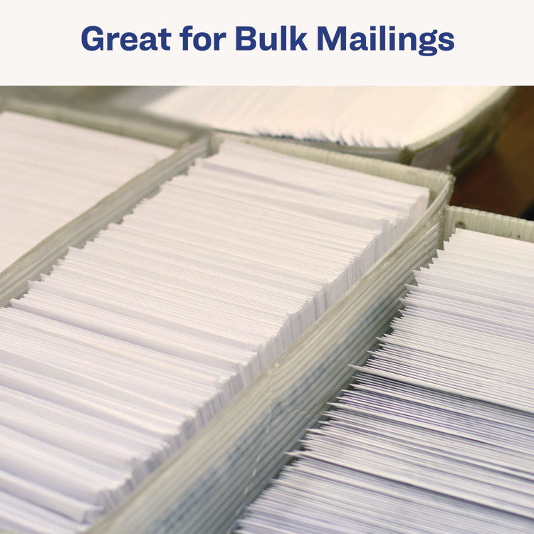 Dot Matrix Printer Mailing Labels, Pin-Fed Printers, 0.94 X 4, White, 5,000/box