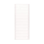 Dot Matrix Printer Mailing Labels, Pin-Fed Printers, 0.94 X 4, White, 5,000/box