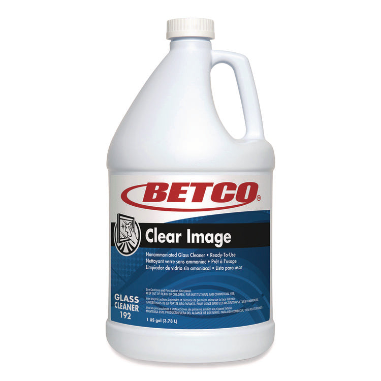 Clear Image Glass And Surface Cleaner, Rain Fresh Scent, 1 Gal Bottle, 4/carton