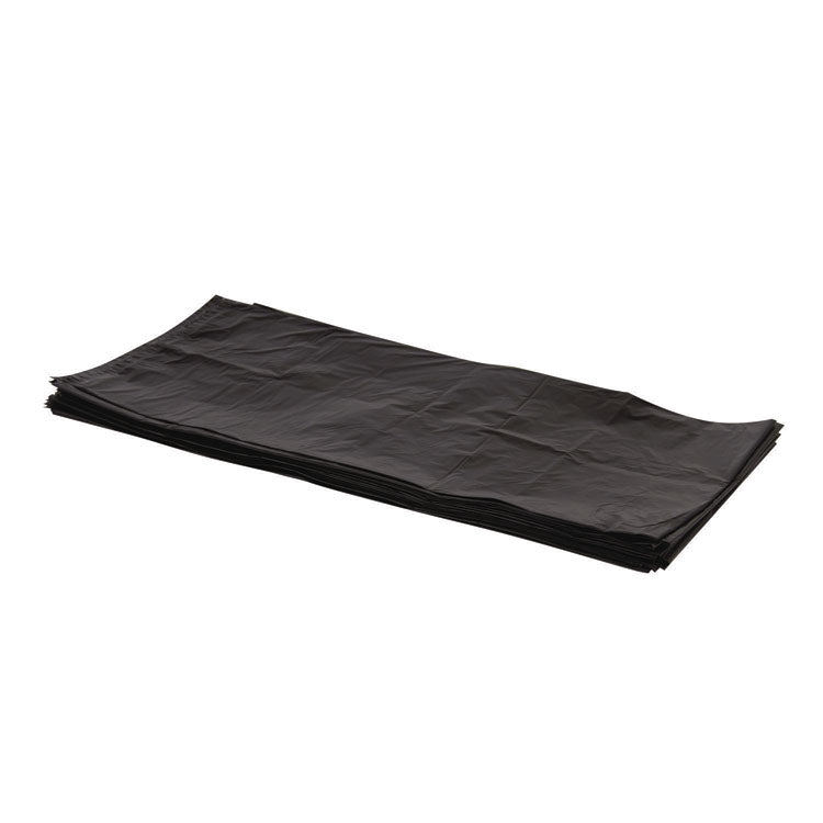 Linear Low-Density Can Liners, 16 gal, 0.9 mil, 24" x 32", Black, Flat Pack, 500/Carton