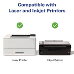 Printable Postcards, Inkjet, 65 Lb, 4.25 X 5.5, Textured Matte White, 120 Cards, 4 Cards/sheet, 30 Sheets/box