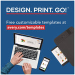 Small Tent Card, Ivory, 3.5 x 2, 4 Cards/Sheet, 40 Sheets/Pack