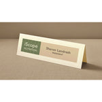 Large Embossed Tent Card, Ivory, 11 x 3.5,, 1 Card/Sheet, 50 Sheets/Pack
