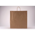 Kraft Paper Bags, Rope Handles, 18" x 7" x 18.5", Kraft, 200/Bundle