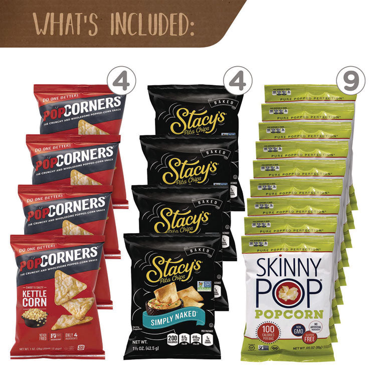 Big Healthy Snack Box, 61 Assorted Snacks/Box